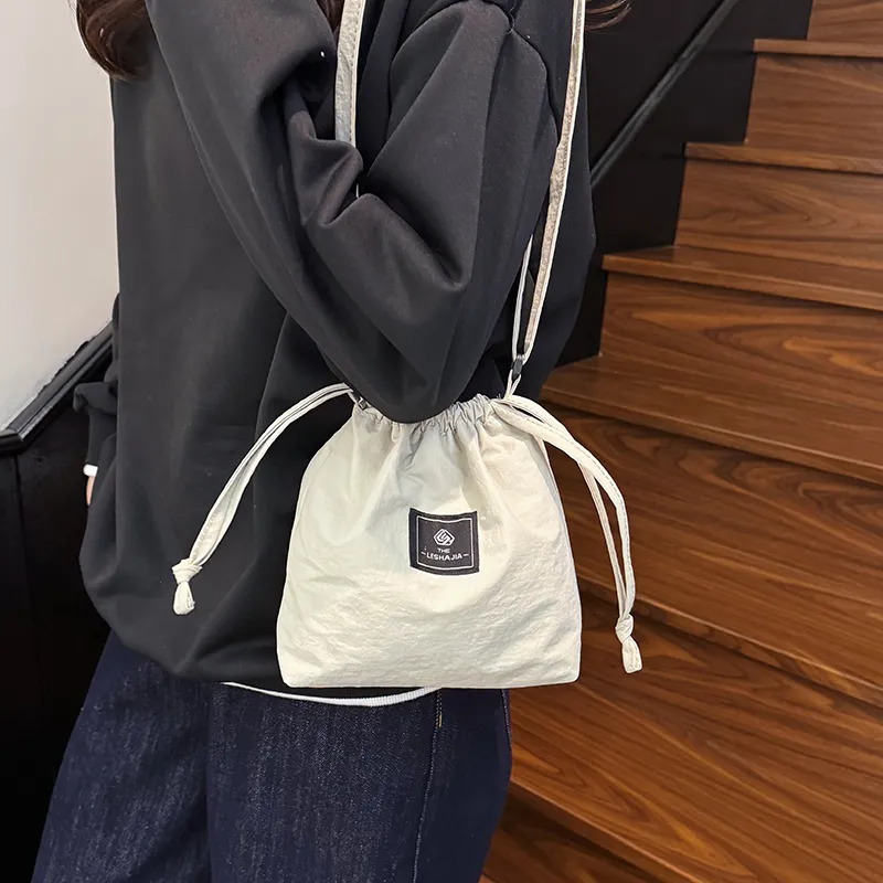 Travel Washed Cloth Crossbody Bag Unisex Multicolor-16