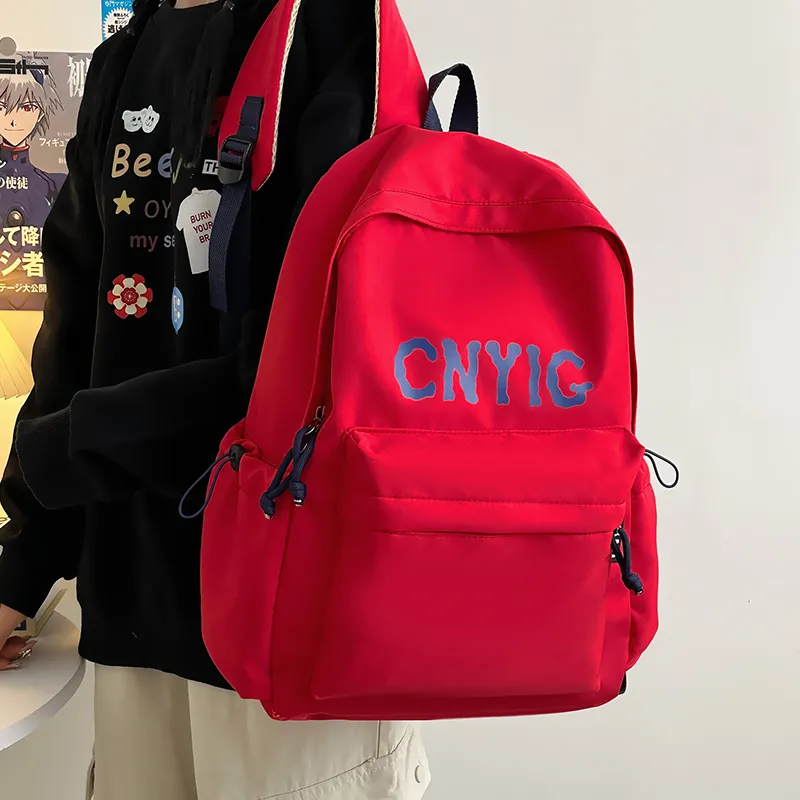 Travel Nylon Backpack Unisex Multicolor-18