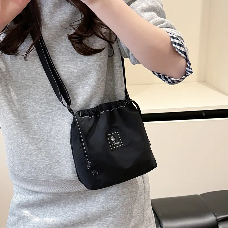 Travel Washed Cloth Crossbody Bag Unisex Multicolor-4