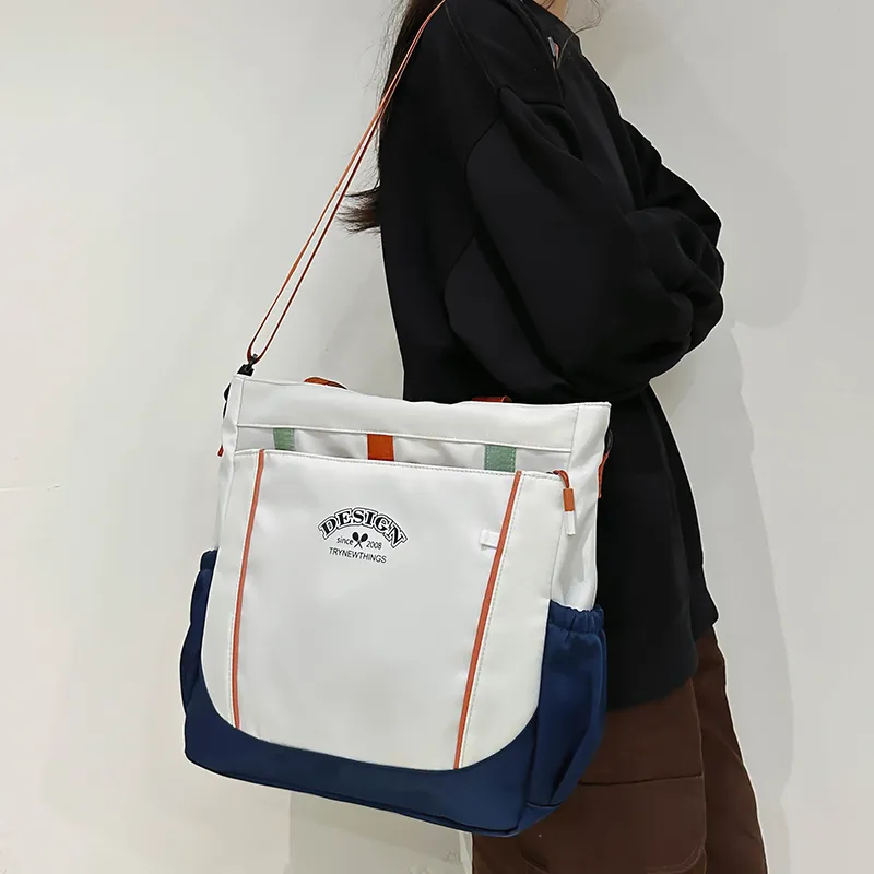 Travel Nylon Shoulder Bag Unisex Multicolor-23