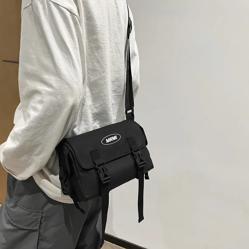 Travel Oxford Shoulder Bag, Crossbody Bag Regular Unisex Black-11