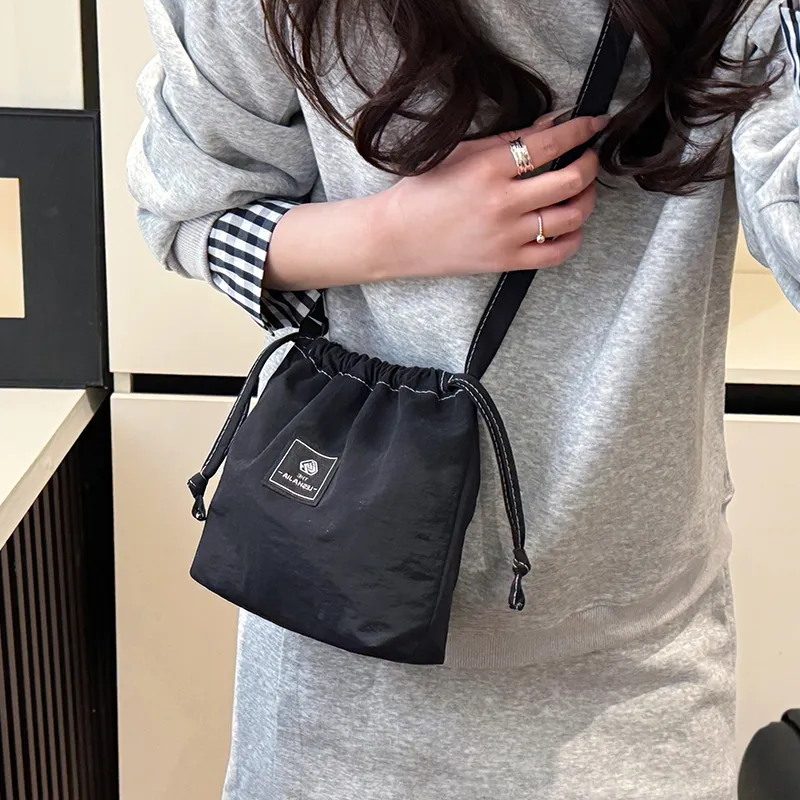 Travel Washed Cloth Crossbody Bag Unisex Multicolor-2