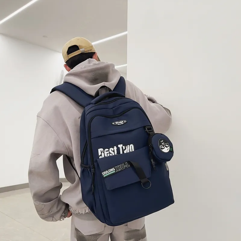Travel Nylon Backpack Unisex _Nsec Black/Dark Gray/Light Gray/Dark Blue-18