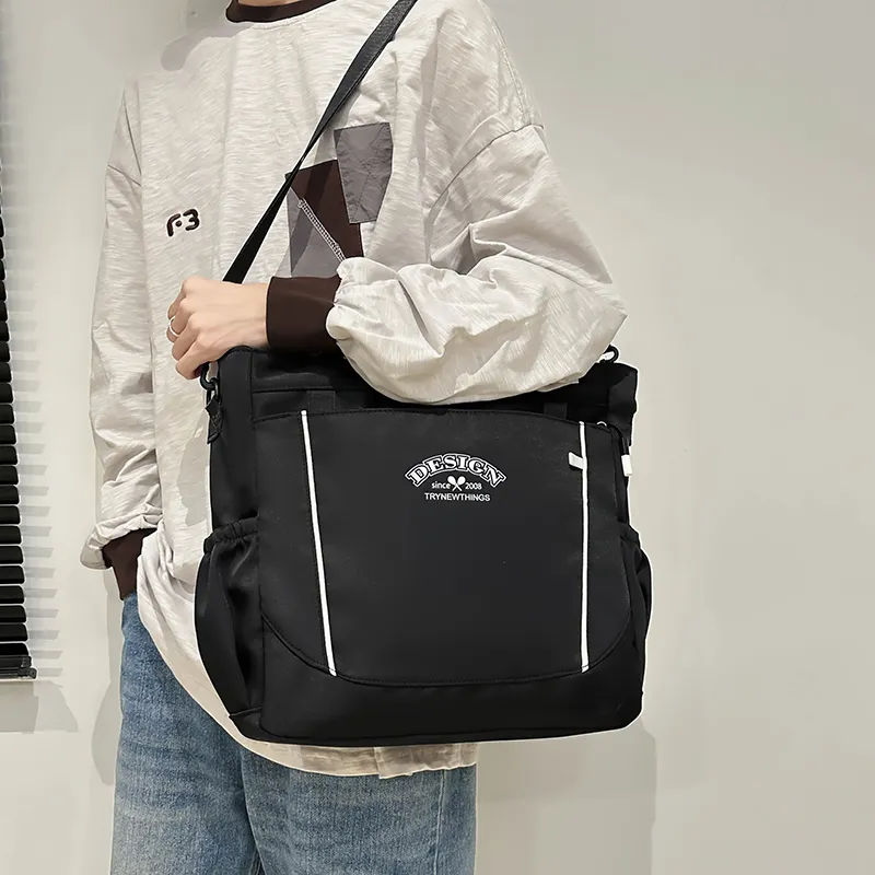 Travel Nylon Shoulder Bag Unisex Multicolor-11