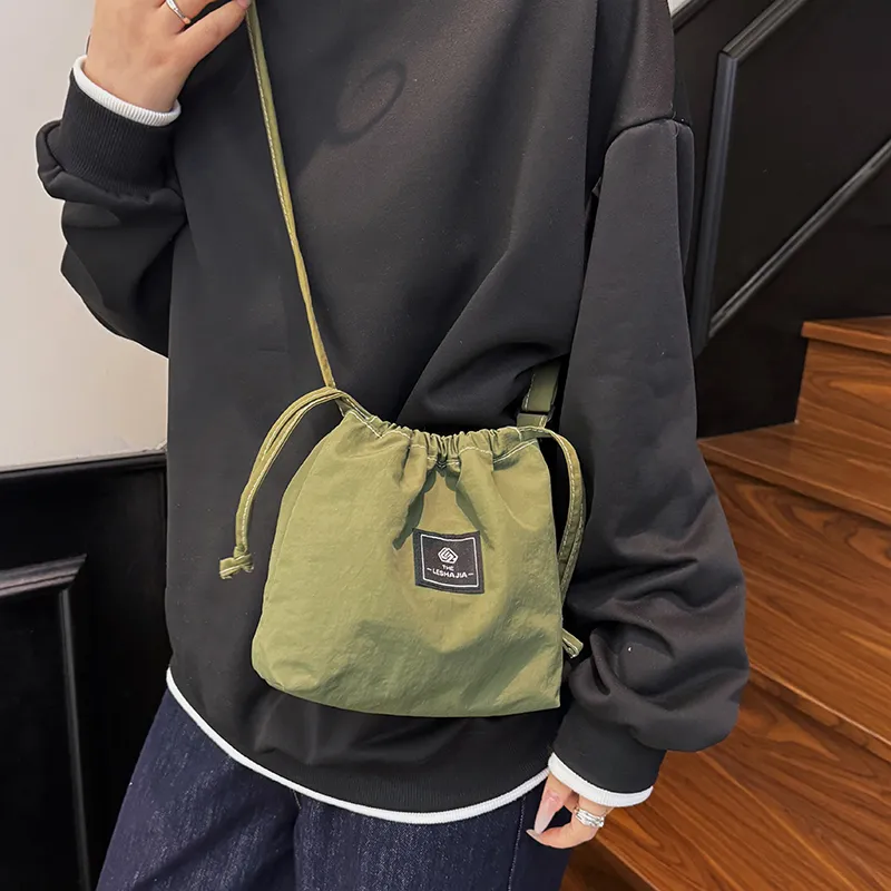 Travel Washed Cloth Crossbody Bag Unisex Multicolor-38