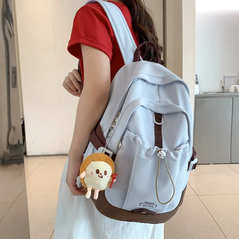 Travel Nylon Backpack Women's Multicolor-9