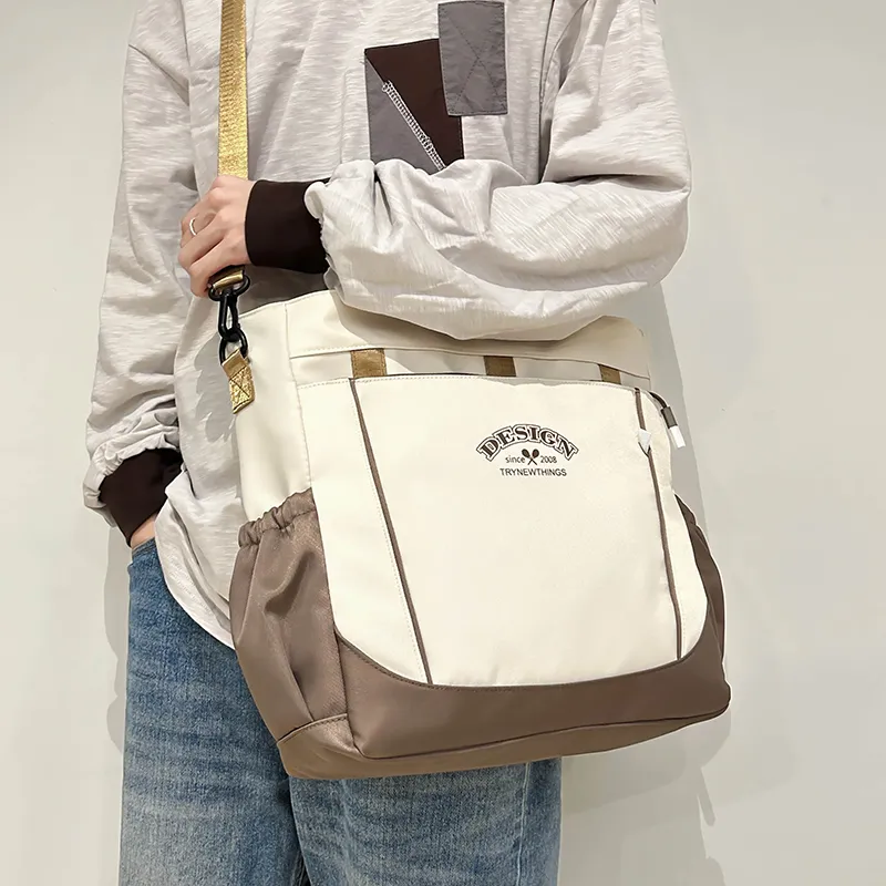 Travel Nylon Shoulder Bag Unisex Multicolor-15