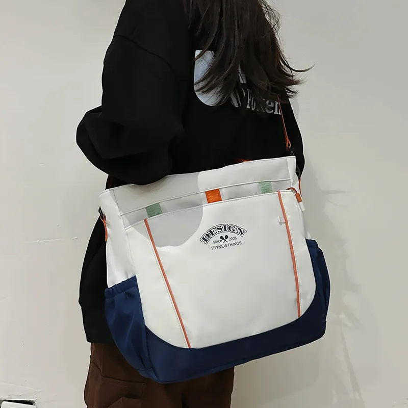 Travel Nylon Shoulder Bag Unisex Multicolor-24