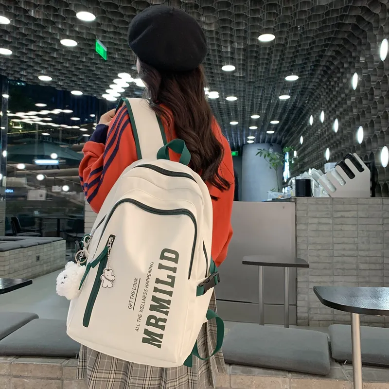 Travel Nylon Backpack Regular Unisex Black/Blue/Red/Green-25