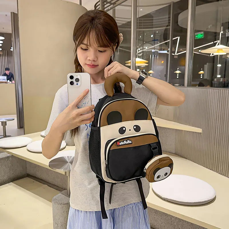 Travel Nylon Backpack Regular Unisex Multicolor-6