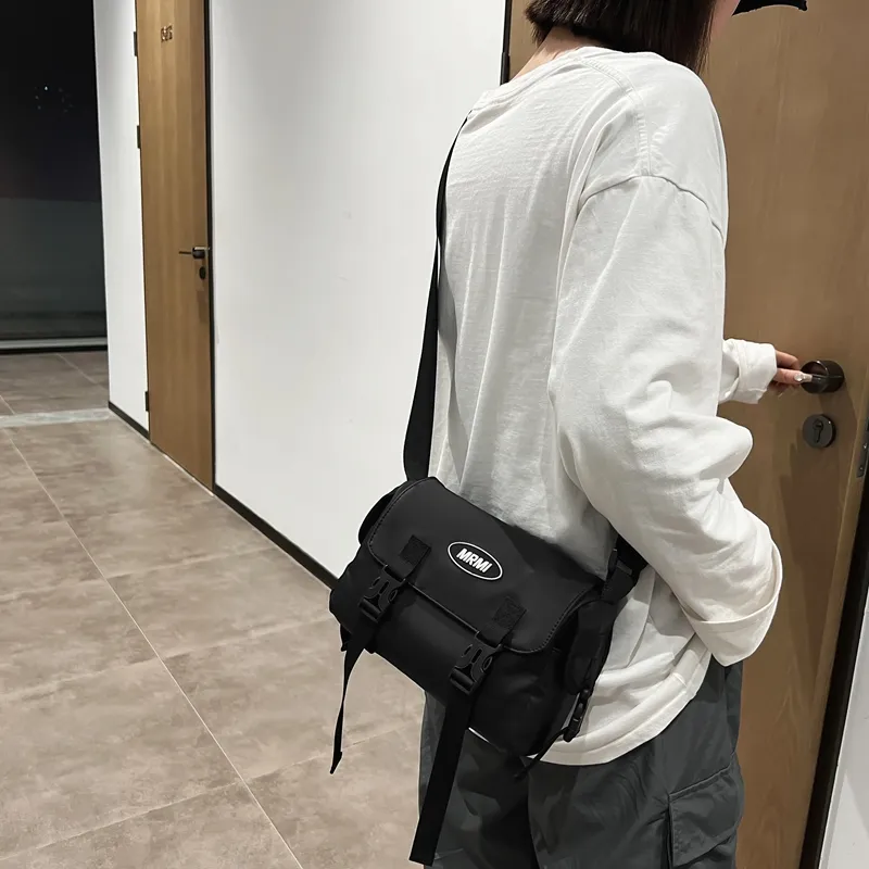 Travel Oxford Shoulder Bag, Crossbody Bag Regular Unisex Black-15