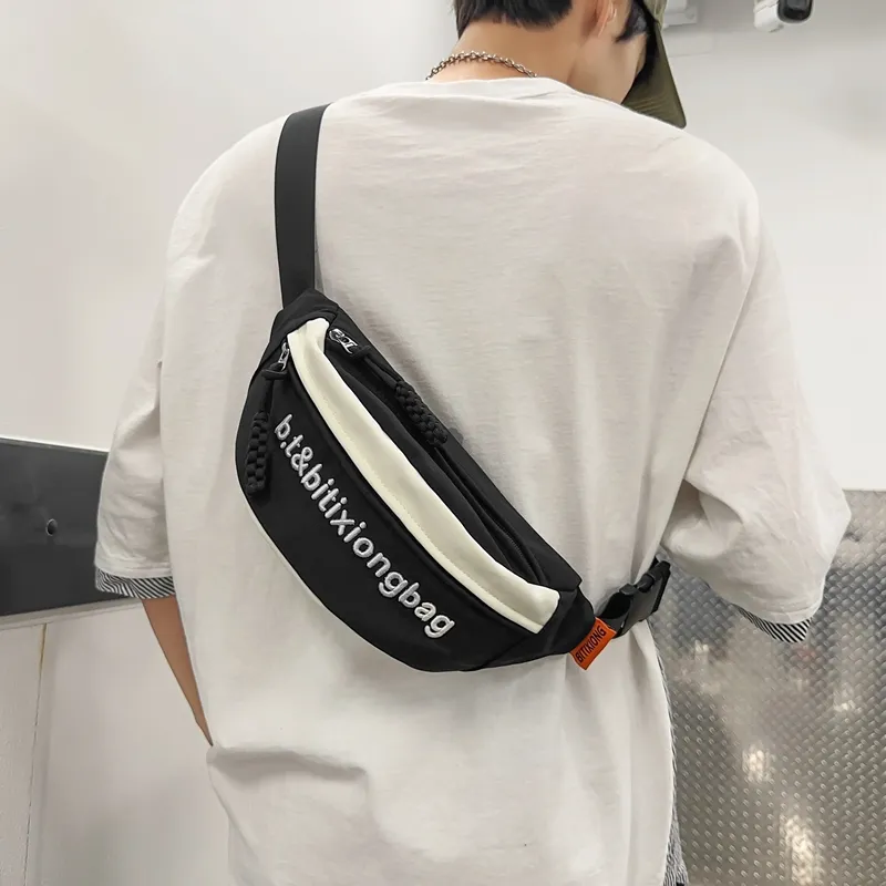 Travel Nylon Sling Bag Regular Unisex Multicolor-12