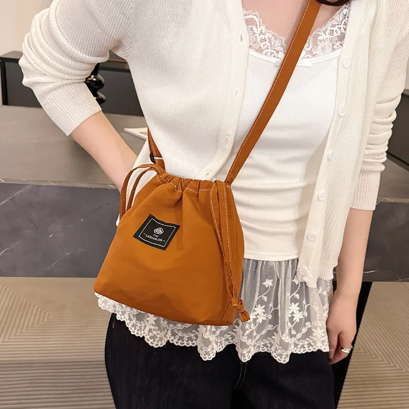 Travel Washed Cloth Crossbody Bag Unisex Multicolor-33