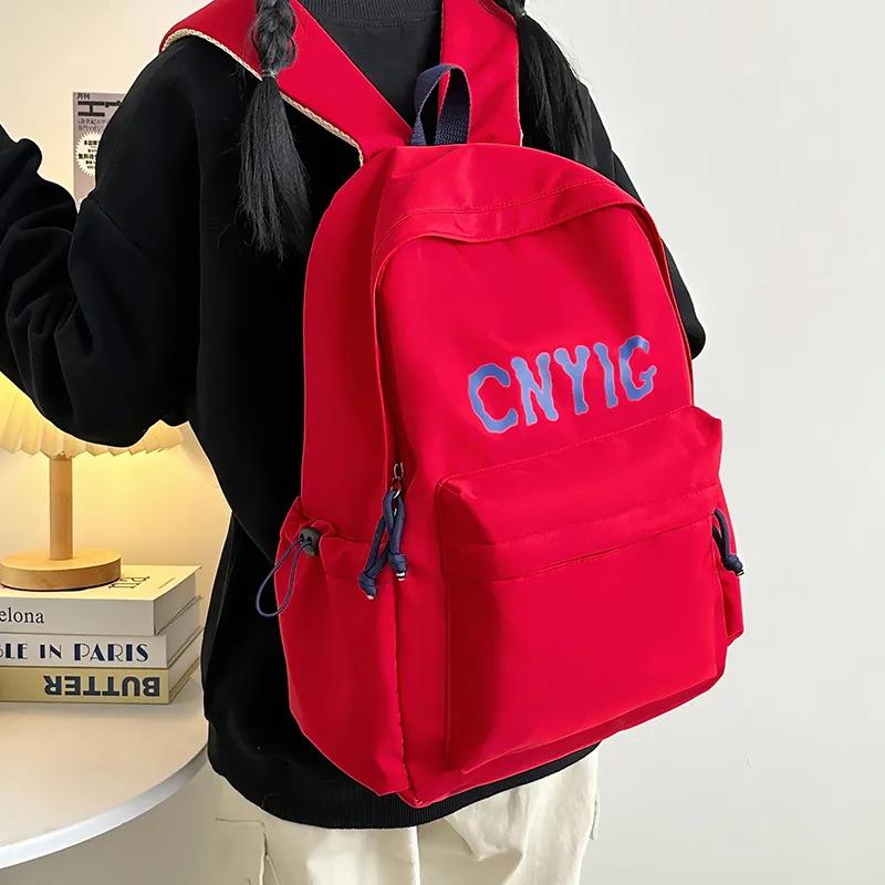 Travel Nylon Backpack Unisex Multicolor-15