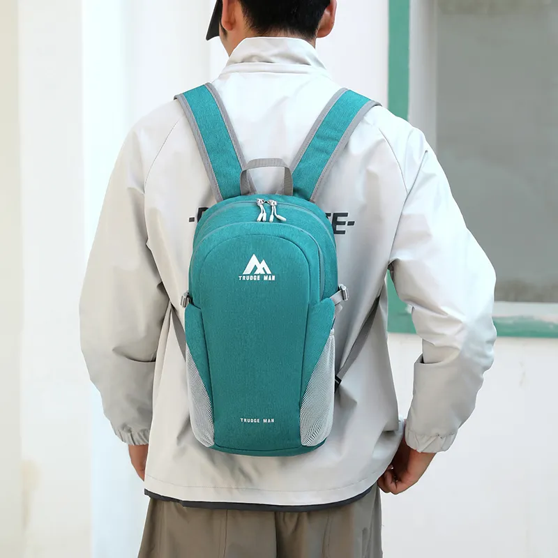 Travel Nylon Backpack Unisex Multicolor-4