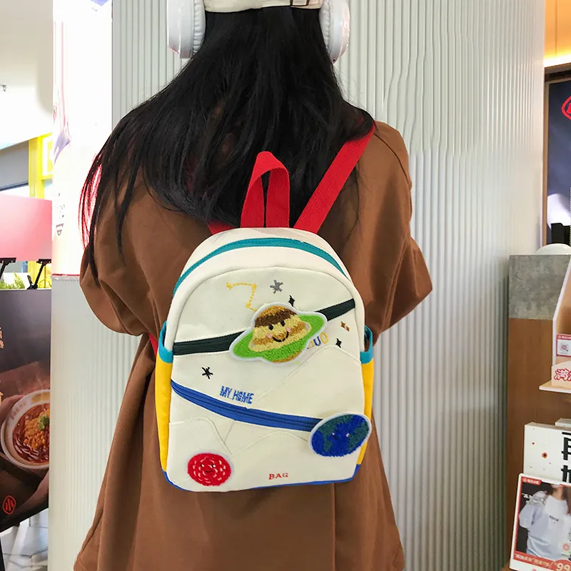 Travel Nylon Backpack Regular Unisex White-4