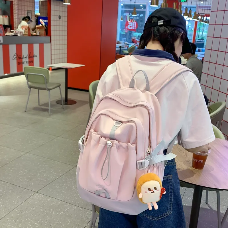 Travel Nylon Backpack Women's Multicolor-6