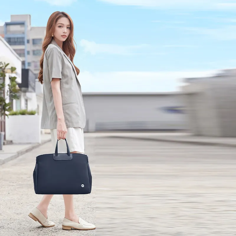 Travel Nylon Laptop Bag Regular Women's Apricot/Elephant Gray/Dark Blue/Black-9