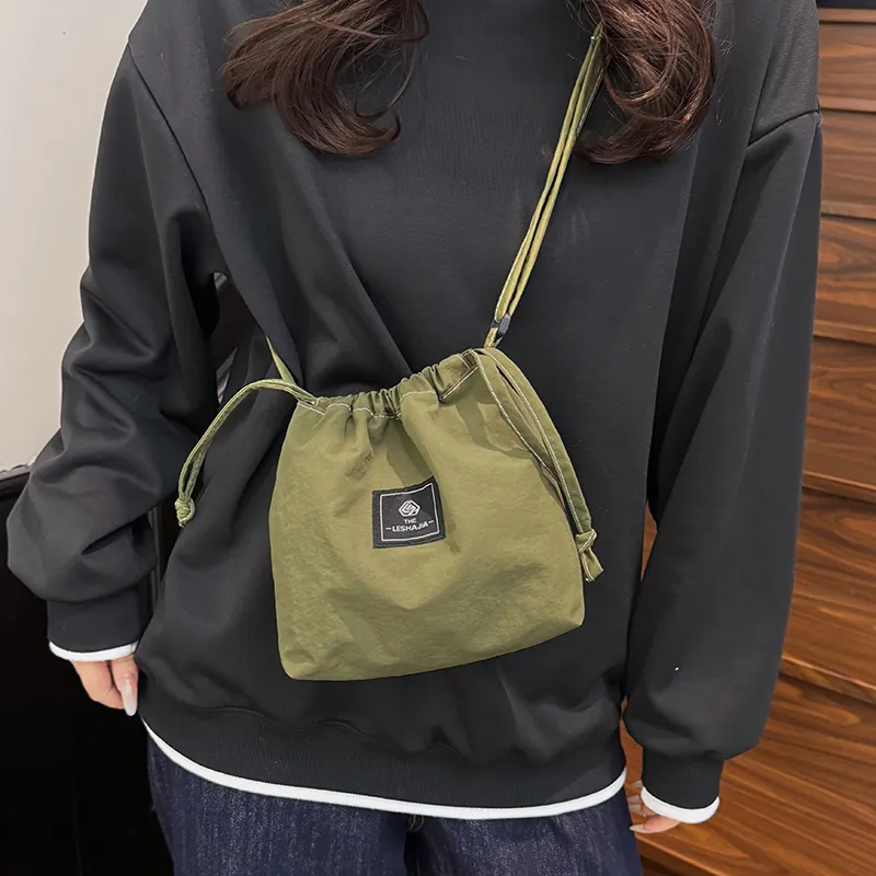 Travel Washed Cloth Crossbody Bag Unisex Multicolor-37