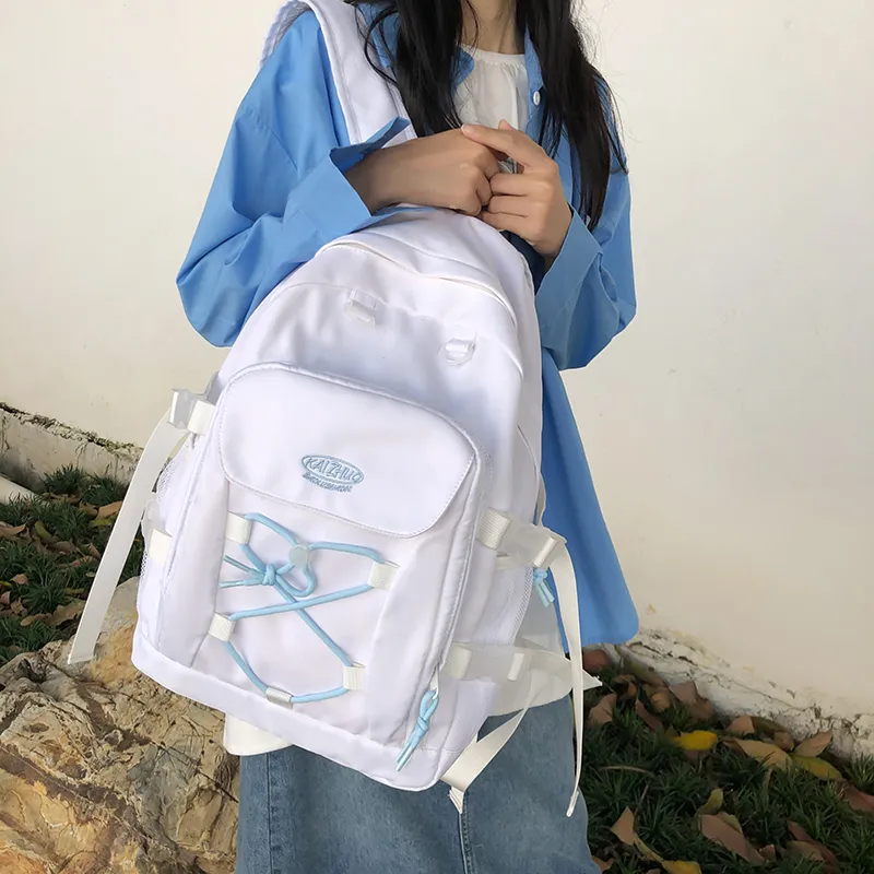 Travel Nylon Backpack Women's Multicolor-9