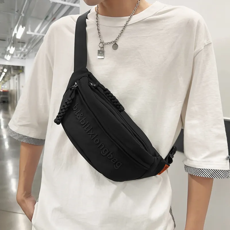 Travel Nylon Sling Bag Regular Unisex Multicolor-1