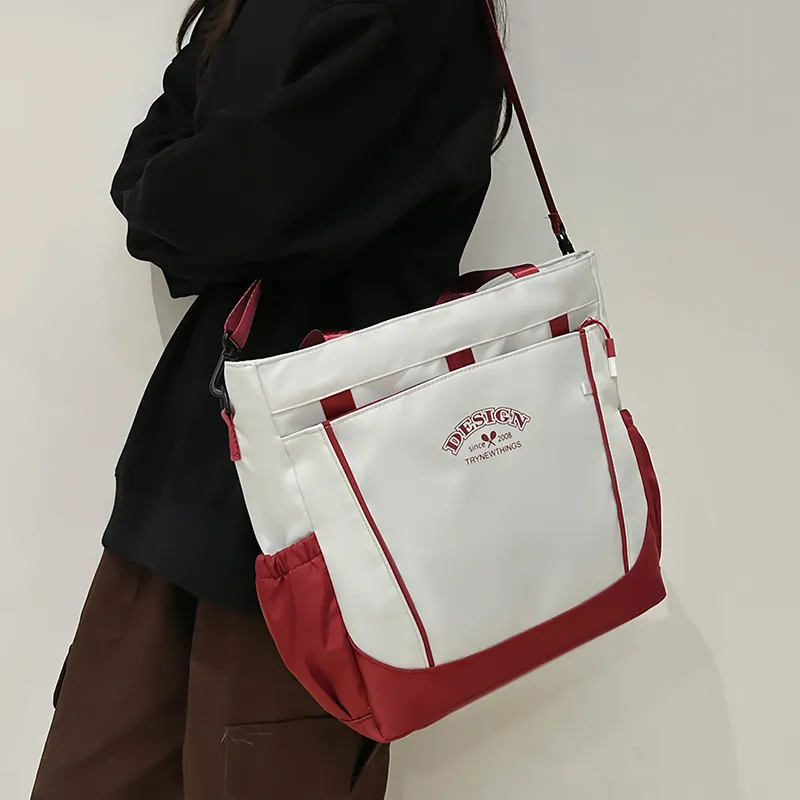 Travel Nylon Shoulder Bag Unisex Multicolor-3