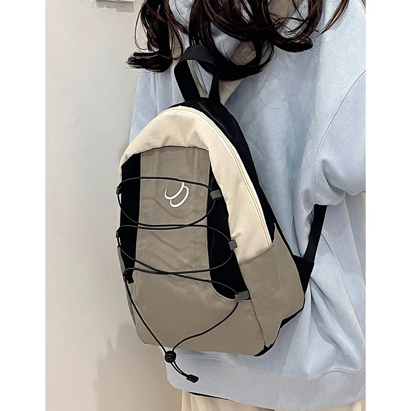 Travel Nylon Backpack Unisex Multicolor-16