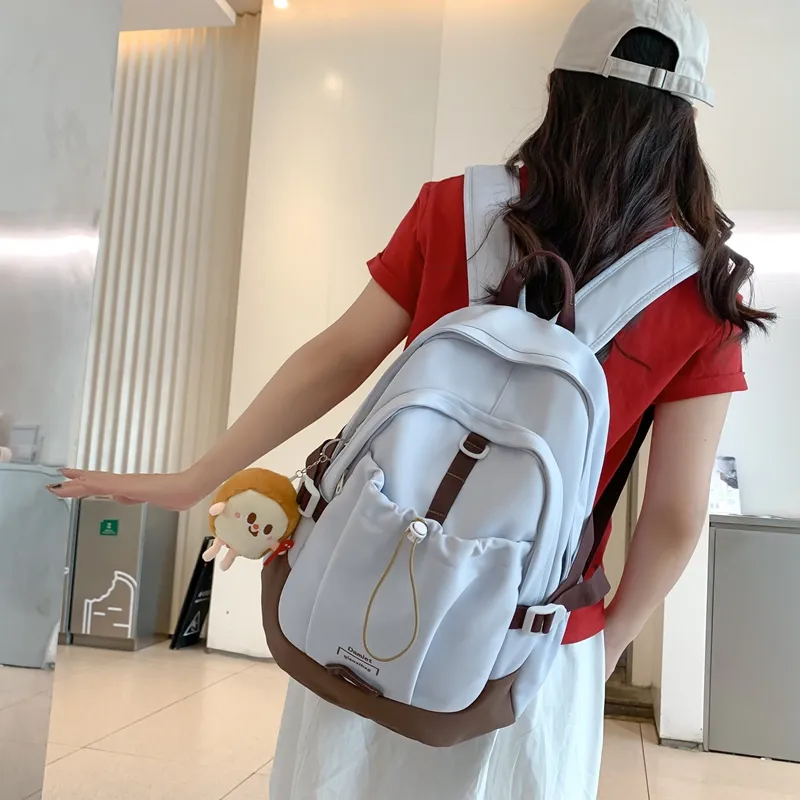 Travel Nylon Backpack Women's Multicolor-10