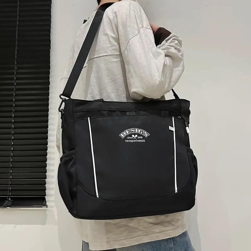 Travel Nylon Shoulder Bag Unisex Multicolor-10