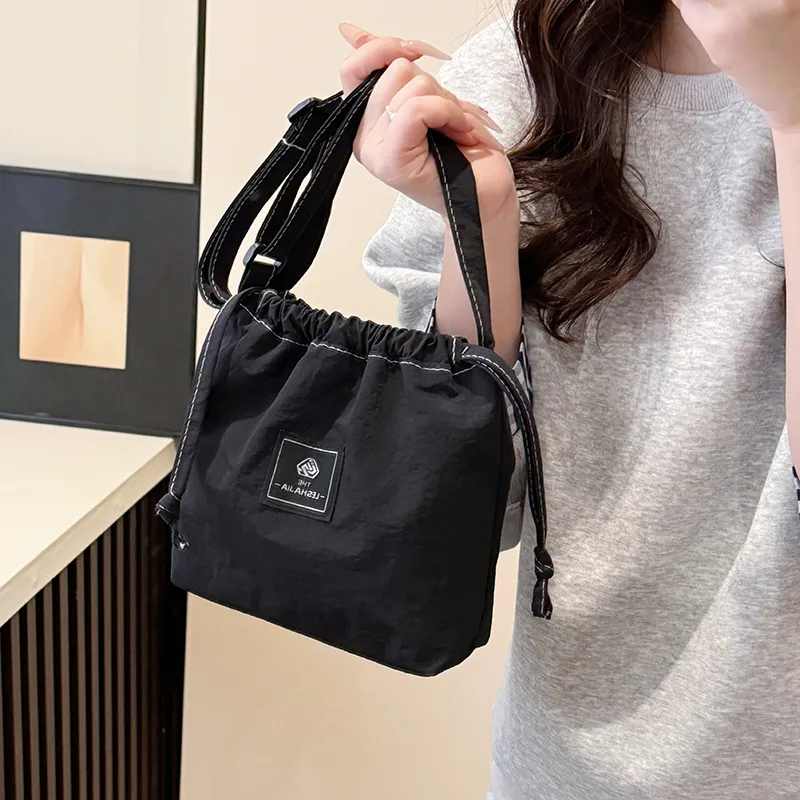 Travel Washed Cloth Crossbody Bag Unisex Multicolor-6