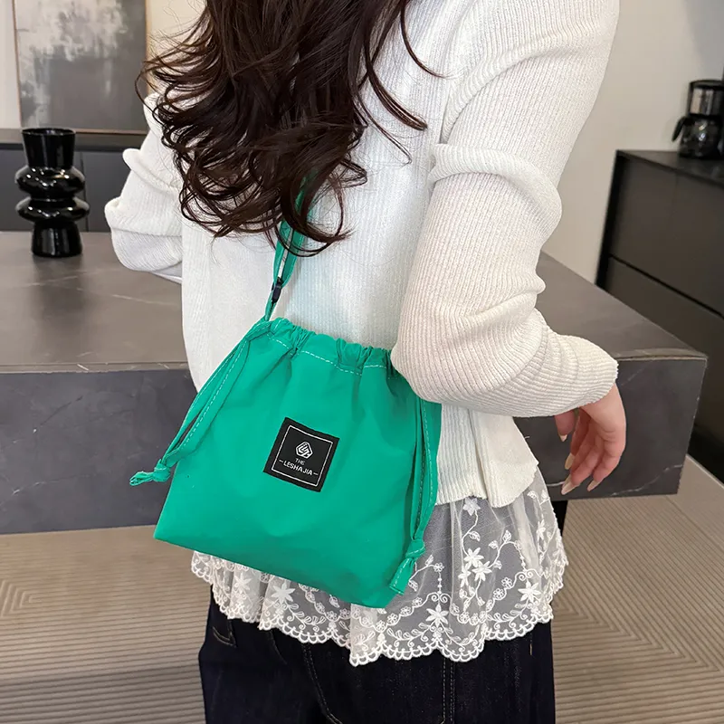Travel Washed Cloth Crossbody Bag Unisex Multicolor-9