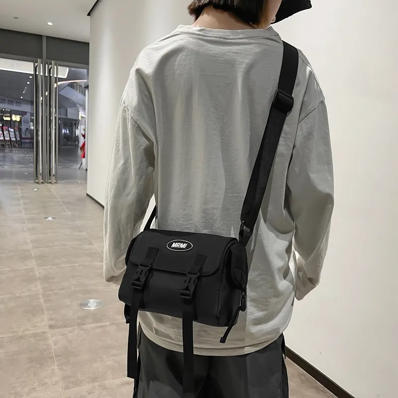 Travel Oxford Shoulder Bag, Crossbody Bag Regular Unisex Black-14