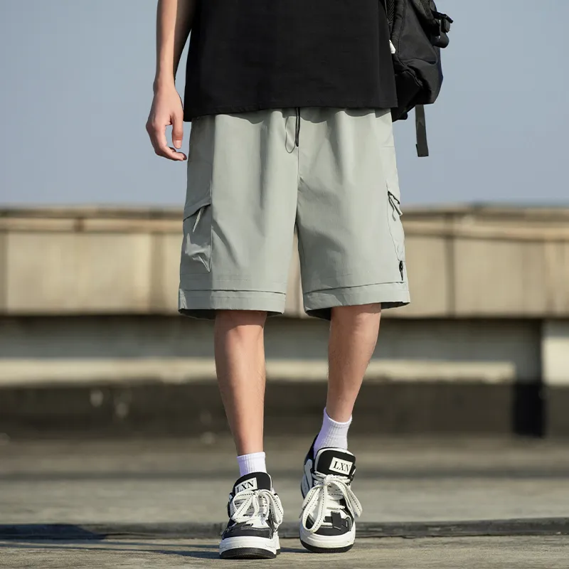 Warrior Cargo Shorts Unisex Brown-15