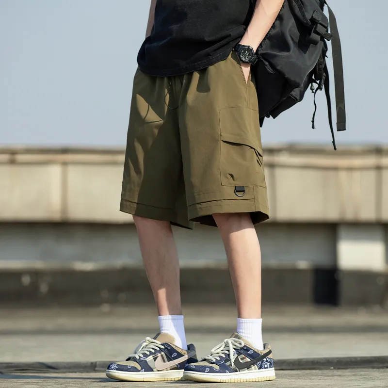 Warrior Cargo Shorts Unisex Brown-7