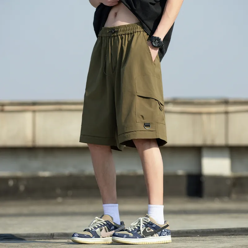 Warrior Cargo Shorts Unisex Brown-5