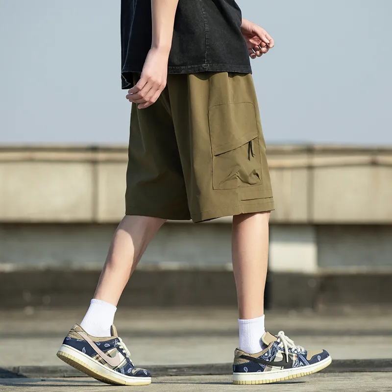 Warrior Cargo Shorts Unisex Brown-6