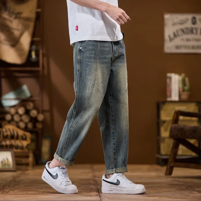 WELTER EXPERIMENT Jeans Men's 2360 Vintage Blue Basketball Style-2