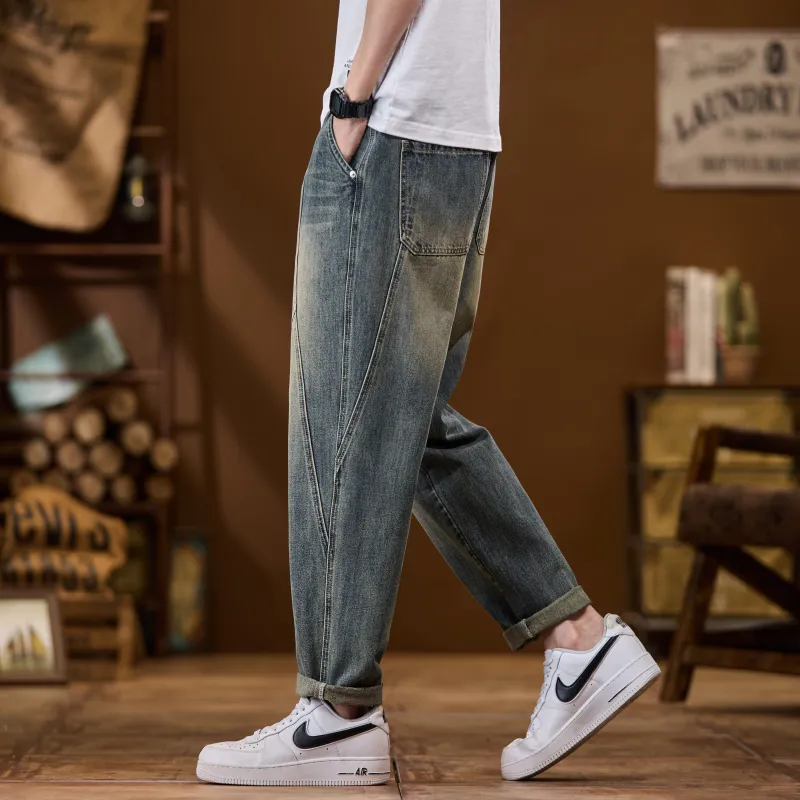 WELTER EXPERIMENT Jeans Men's 2360 Vintage Blue Basketball Style-3