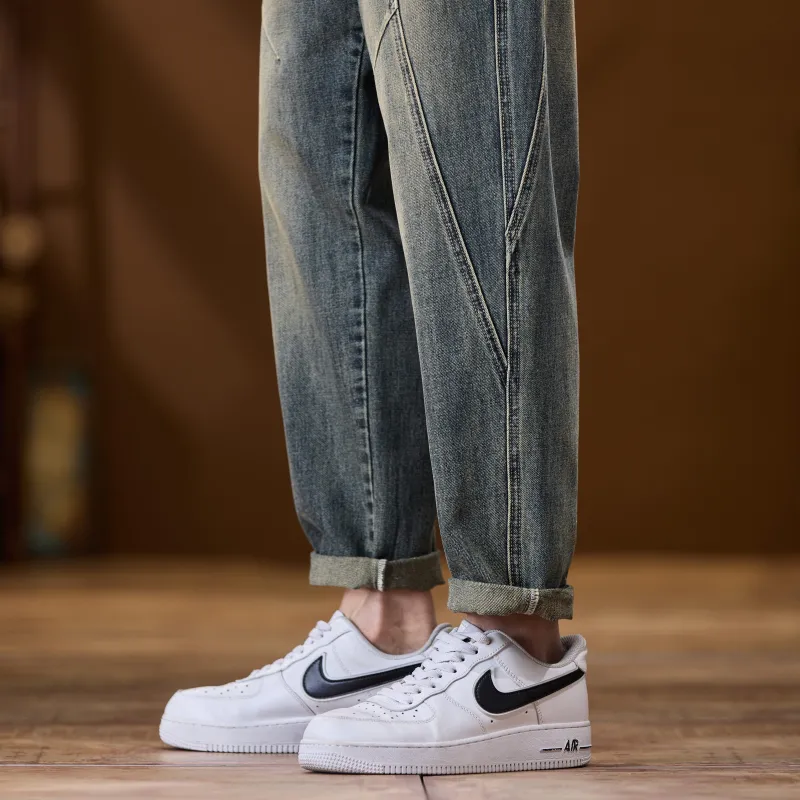 WELTER EXPERIMENT Jeans Men's 2360 Vintage Blue Basketball Style-6