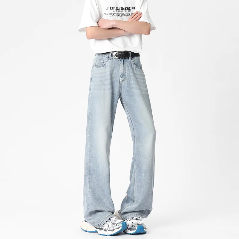 WELTER EXPERIMENT Jeans Unisex Ice Point Blue-1