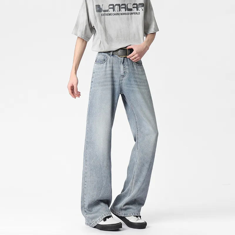 WELTER EXPERIMENT Jeans Unisex Ice Point Blue-9