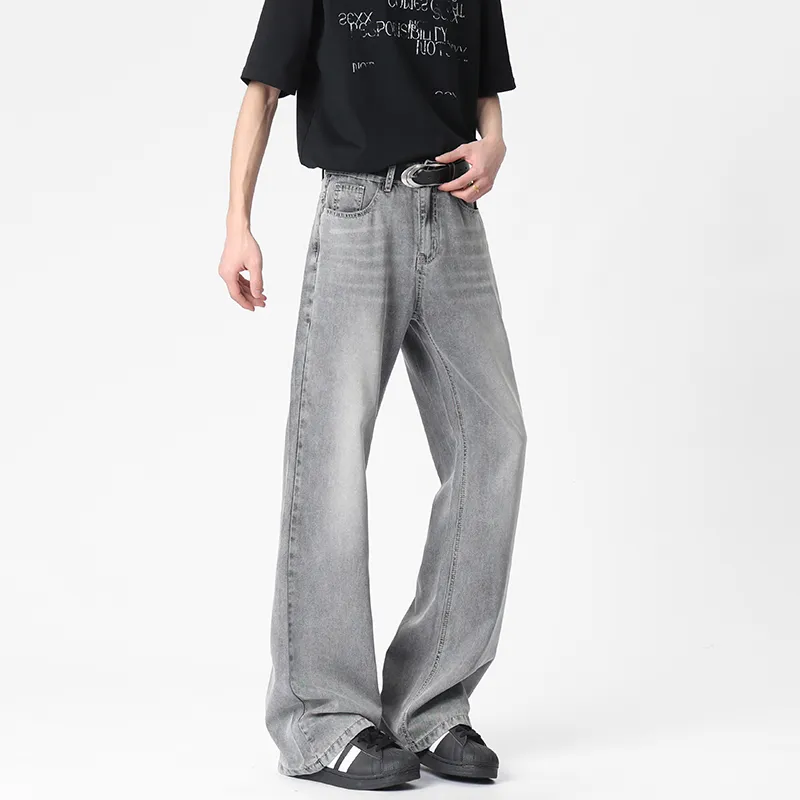 WELTER EXPERIMENT Jeans Unisex Ice Point Blue-13