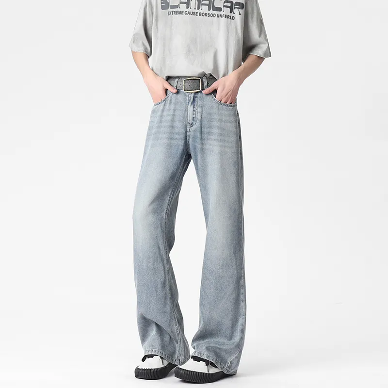 WELTER EXPERIMENT Jeans Unisex Ice Point Blue-6