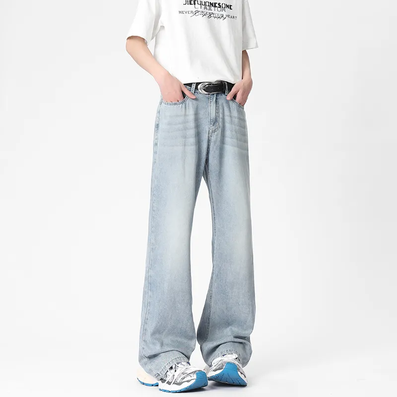 WELTER EXPERIMENT Jeans Unisex Ice Point Blue-3
