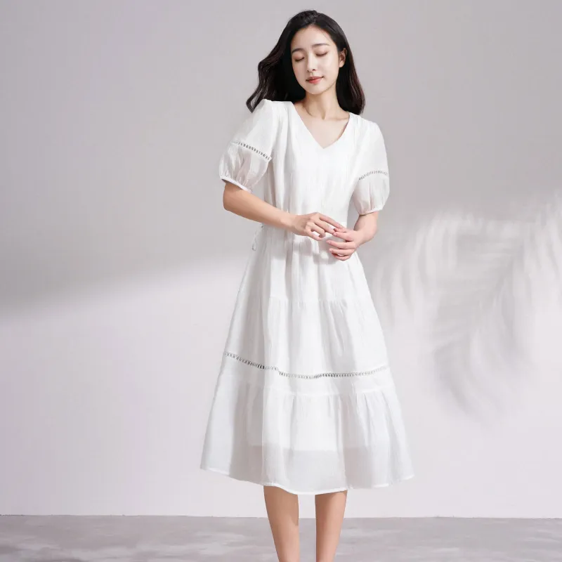 FAIRWHALE Short Sleeved Dress Women's-7