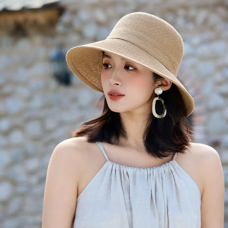 MIIOW Paper Bucket Hats Women's-17
