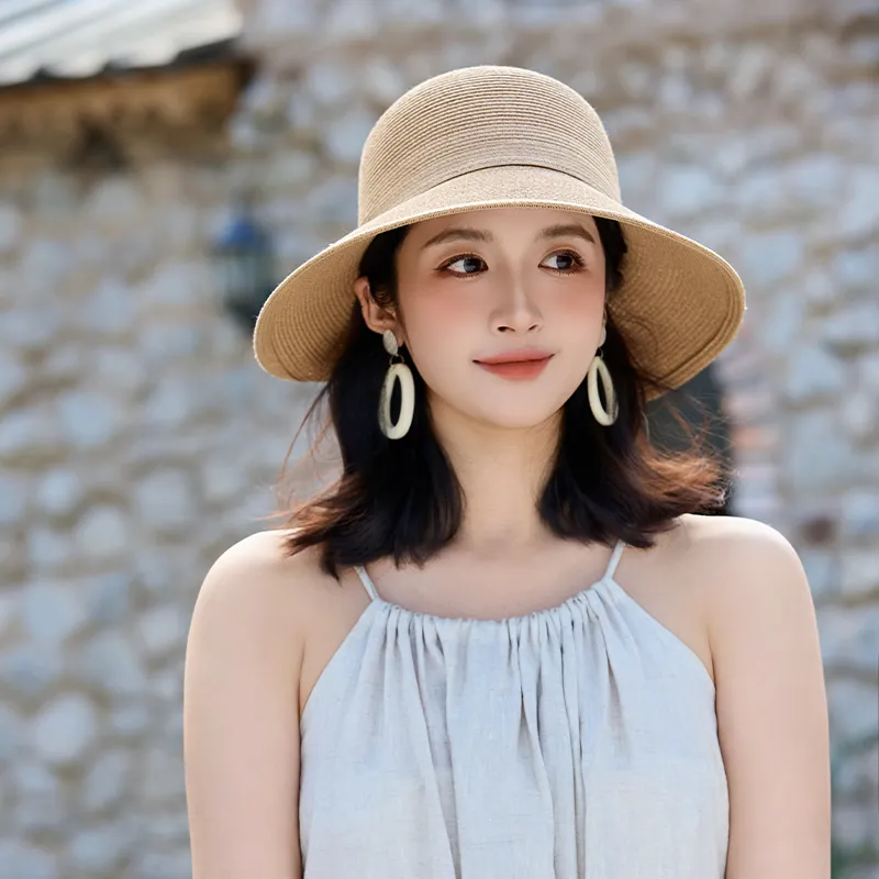 MIIOW Paper Bucket Hats Women's-15