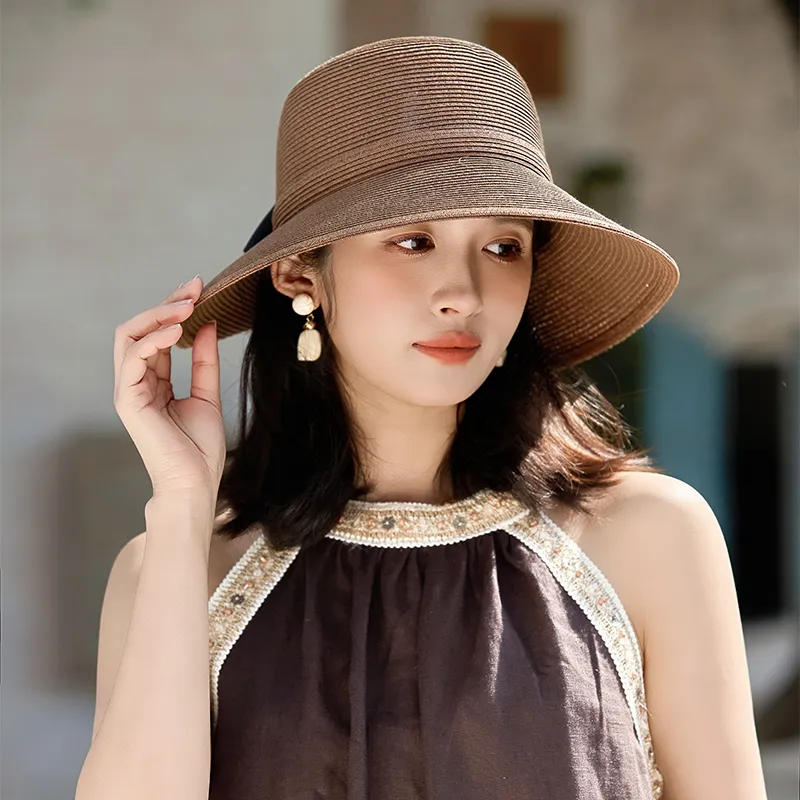 MIIOW Paper Bucket Hats Women's-22