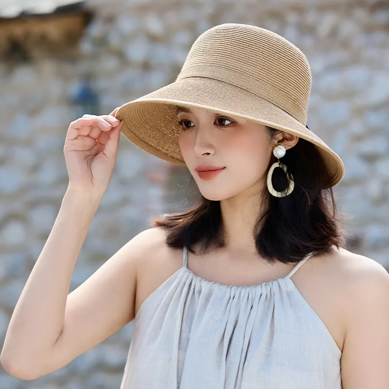 MIIOW Paper Bucket Hats Women's-16