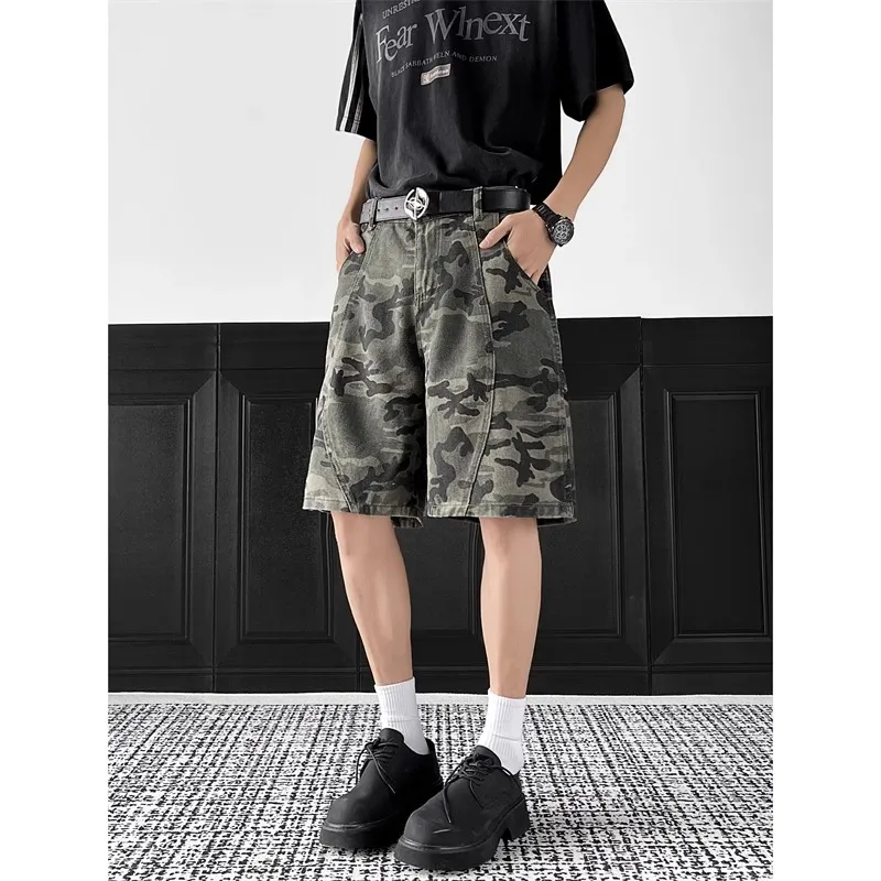 KNOCKSPARK Cargo Shorts Unisex Camouflage-3